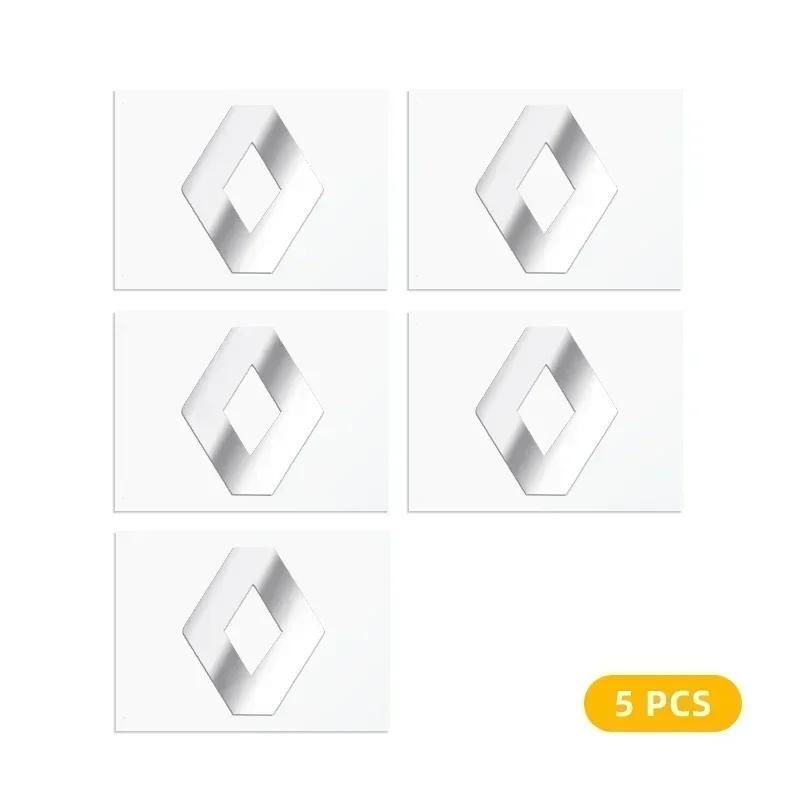2026 Heiß Für Renault Radkappen 2/5/10 Stück 3D Metall Auto Emblem Logo Dekorative Aufkleber Abzeichen Decal Innenraum Styling Für Renault kol