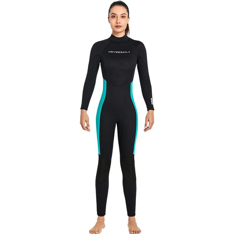 Diving Suit 3MM One-piece Long-sleeved Cold-proof Sailing Boat Deep Surfing Swimming Warm