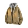 Winter Coat Men's Casual Thick Warm Hooded Jacket Fresh Fur Collar Thick Coat