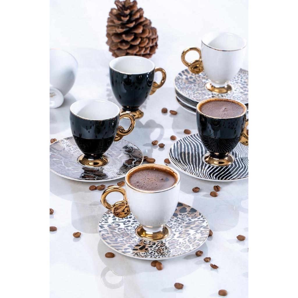 Набор из 6 фарфоровых кофейных чашек Brute купить недорого — выгодные ...