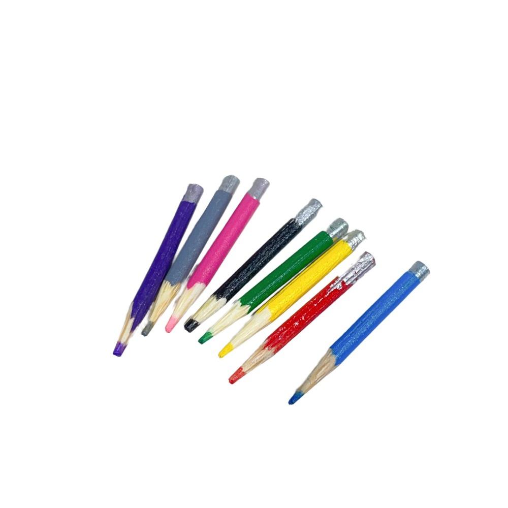 Simulation Dollhouse Pencils Pretend Play Miniature Pen Mini Colored Pencils  Home Decor