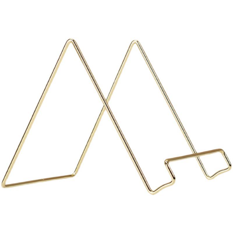 Geometric Wrought Iron Desktop Storage Organizer and Display Stand