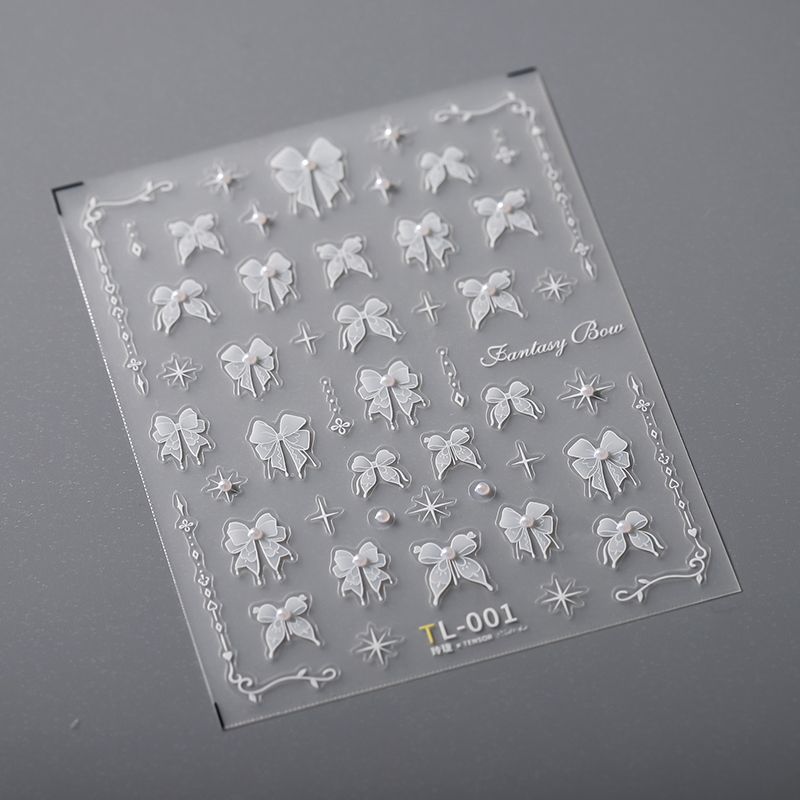 

Qiji Spot Drill Craft Pearl Semi-Transparent Nail Sticker Waterproof Nail Sticker Decorative Decals Ornament Tl011 013 TL001