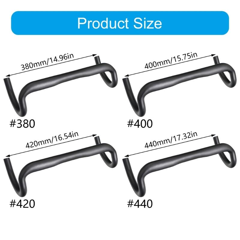 Light Weight Carbon Fiber Road Bike Handlebar Replacement 31.8mm Drop Bar Bent Handlebar Cycling Bicycles Accessories