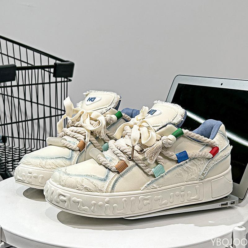 Fashionable versatile new spring autumn men's shoes board shoes comfortable casual wear-resistant anti slip men's flats