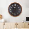 Youdaoplaceholder0 Holzmaserung Kunststoff Wanduhr, Schlafzimmer Kreative Wohnzimmer Wanddekoration, Quarz Uhr, Stille Uhr