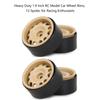 12mm Toy Wheel Rims Hubs Remote Control Offroad Car Modified Kits Wheel Rims 4PCS for 1:10 Car SCX10 Model Vehicle Part