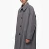 Giosongi Reversible Balmacan Trench Coat ZG2TC202BK