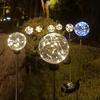 LED Round Ball Reed G80 Copper Wire Outdoor Waterproof Decorative Lawn Light (Plug-in)