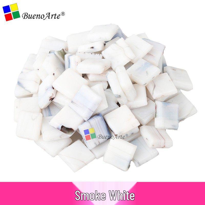 260 Stück 1 cm Transparente Eisjade Mosaik Glasperlen für DIY Kerzenhalter Basteln