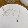 Trendy Geometric Square Zirconia Necklace for Women - High-End Versatile Clavicle Chain