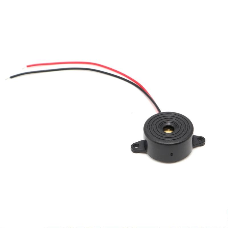 5PCS Active Piezoelectric Buzzers 2kHz±500Hz Frequency 3-24V Wide Voltage Range Suitable for Car Electronics and Alarms