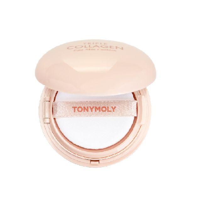 TONYMOLY - Triple Collagen Egg Skin Cushion - 2 Colors #02 Warm Beige