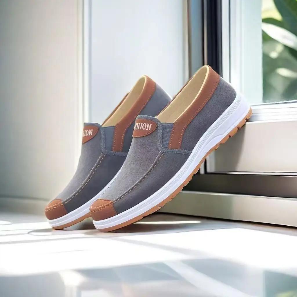 

Новая летняя обувь Модные и универсальные повседневные кроссовки на подошве Удобная и дышащая мужская обувь 2025 45 серый