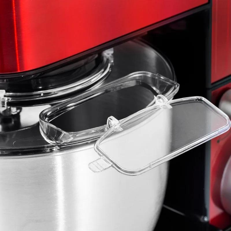 Kitchencook - Robot Pâtissier Antara_inox_red - 1300 W 5,5 L - Kit Pâtisserie