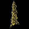 Christmas Tree with 100 LEDs Warm White 120 cm Rattan