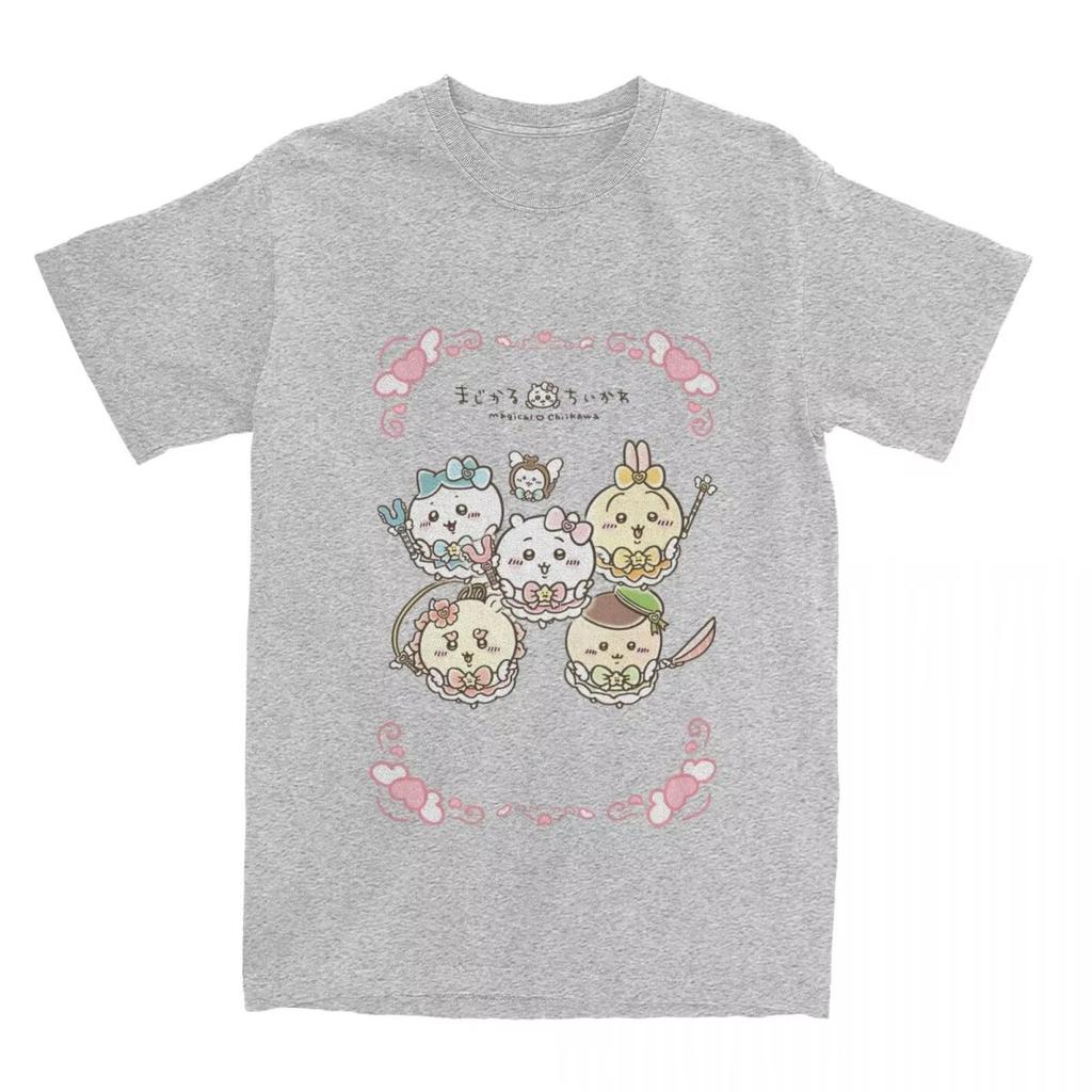 Anime Chiikawa T-Shirt Sommer Japan Mniniso Tolles T-Shirt Baumwolle Beliebt Unisex Damen Kurzarm Freizeitkleidung