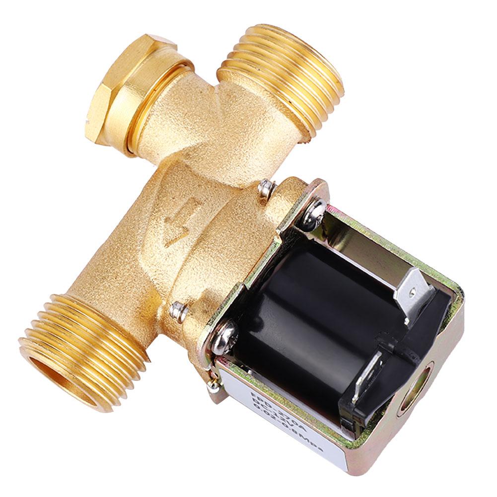 1 2  Brass Electric Solenoid Valve NC Normally Closed Water Inlet Valve (DC12V)
