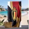 Belgien Fußball Druck Strandtuch Schnelltrocknend Super Saugfähig Weich Badetuch zum Schwimmen Strand Reisen Fan Souvenir Geschenk