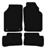 BASIC Black Velour Floor Mats For: Nissan 100NX Coupe, Targa (1990-1995)
