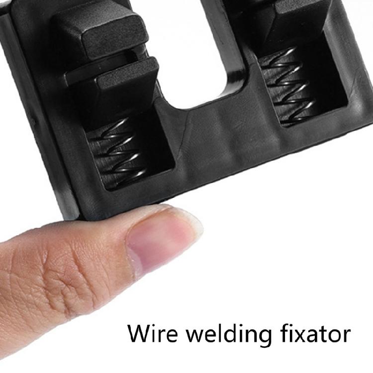 Set of 3 Heat Resistant Wire Clip Wire Welding Fixture Secure Electrical Connection ABS Construction Workshop Essential