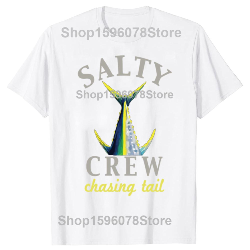 2025 Amazing Tees Male T Shirt Casual Oversized Essential Salty Crew Women Classic Tshirt Men Black T-shirts Graphic Streetwear