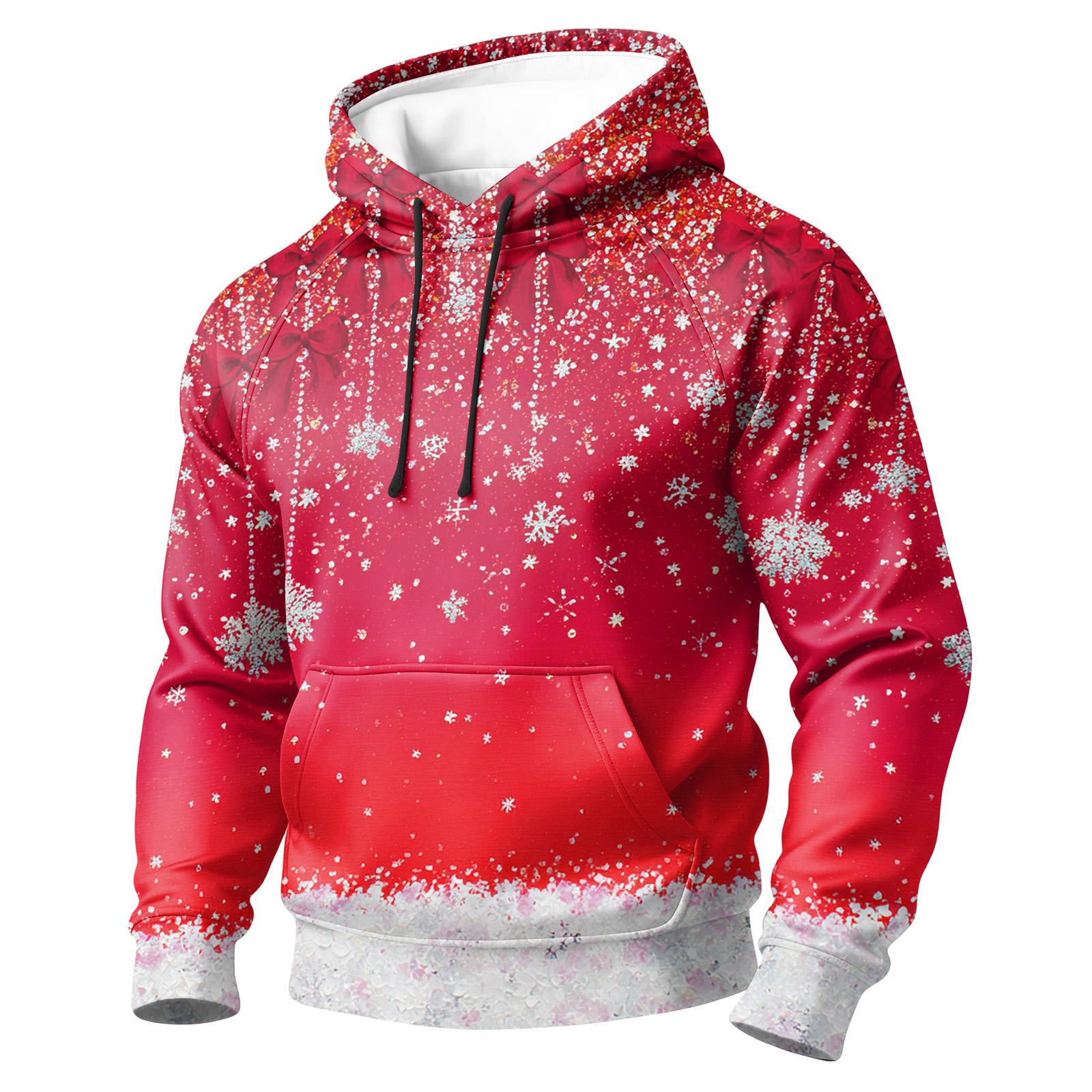 Спортивный костюм с капюшоном, унисекс, одежда для бега, пуловер с длинными рукавами, толстовка с капюшоном XL арбуз красный