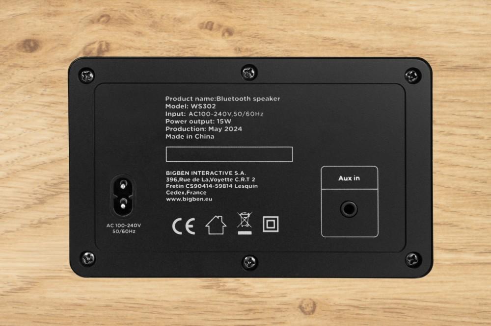 Thomson WS302 - Holz-Bluetooth-Lautsprecher, Thomson