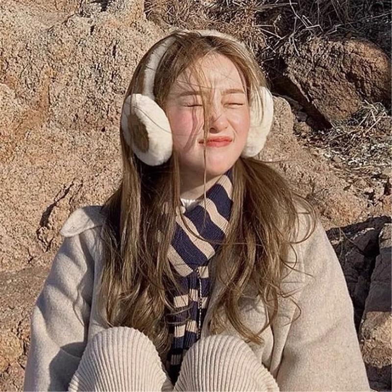Modische Outdoor Ohrenklappen Ohrenschützer Winterwärmer Faltbar und Warm für Kaltes Wetter