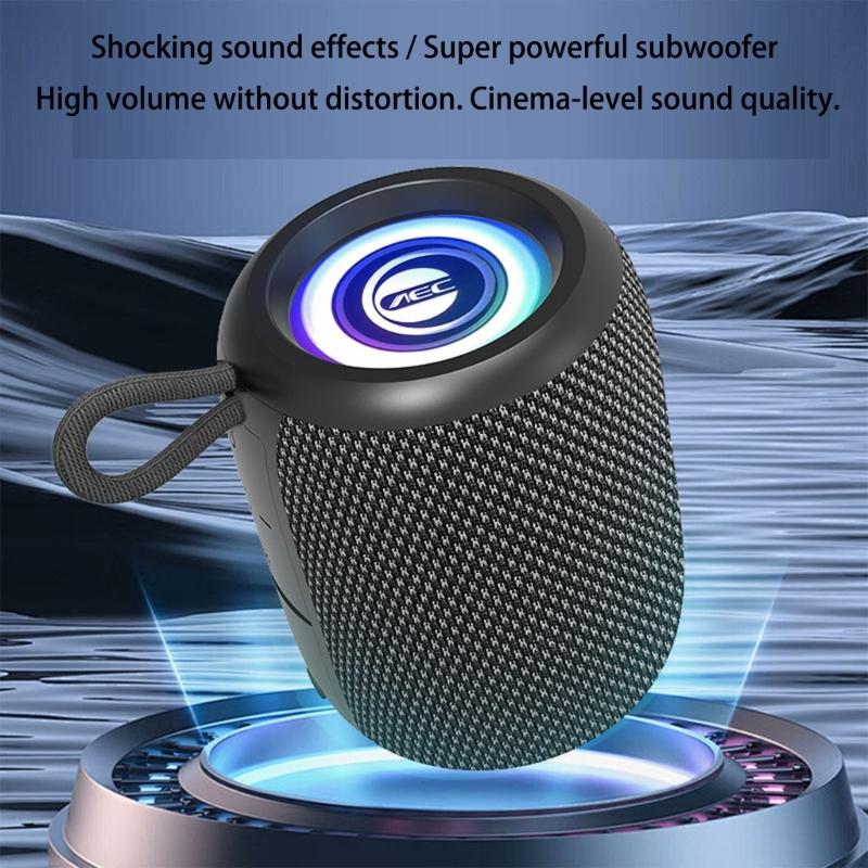 Portable Wireless Bluetooth-compatible Speaker with Premium Output IPX5 Waterproof Memory Card Line Input Long Battery Life for Home and Outdoor tasks