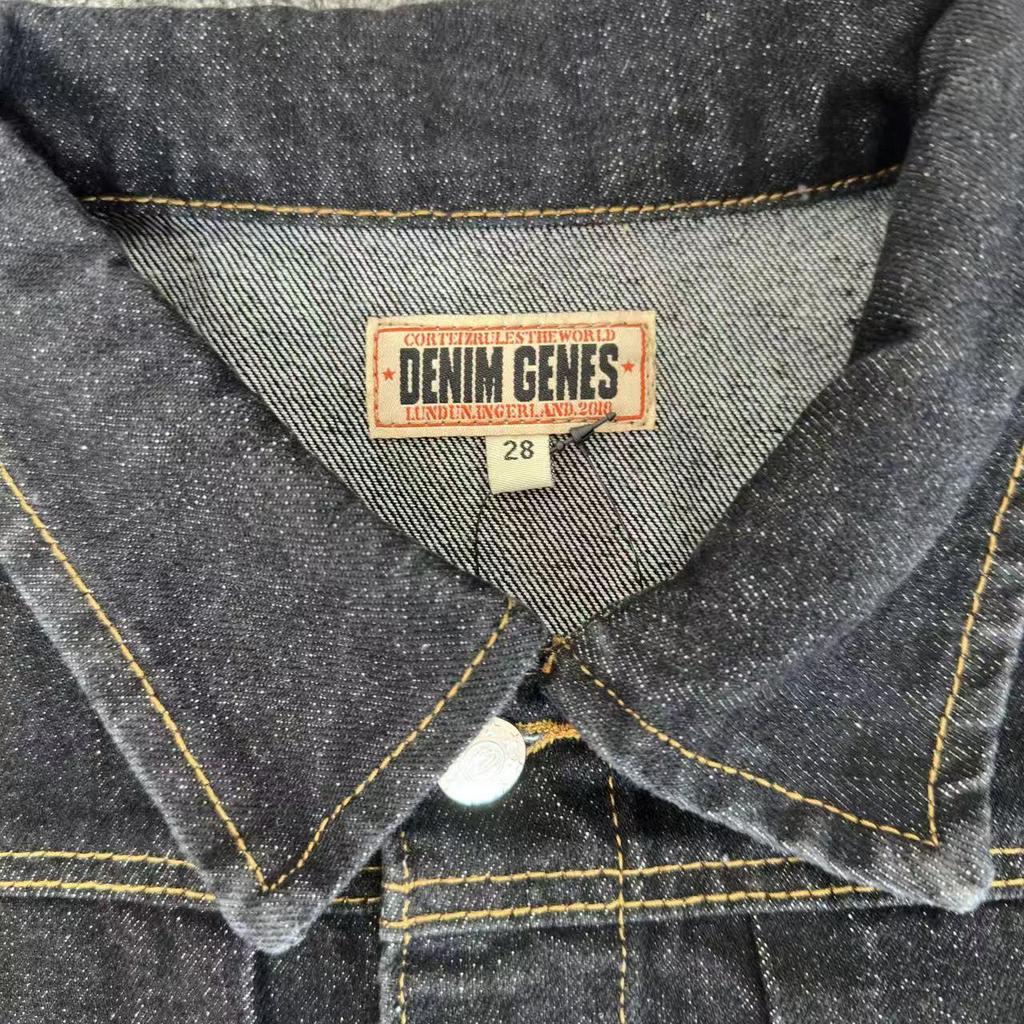 Corteiz Alcatraz Unisex Retro Denim Jacket – Loose, Casual, Trendy Top