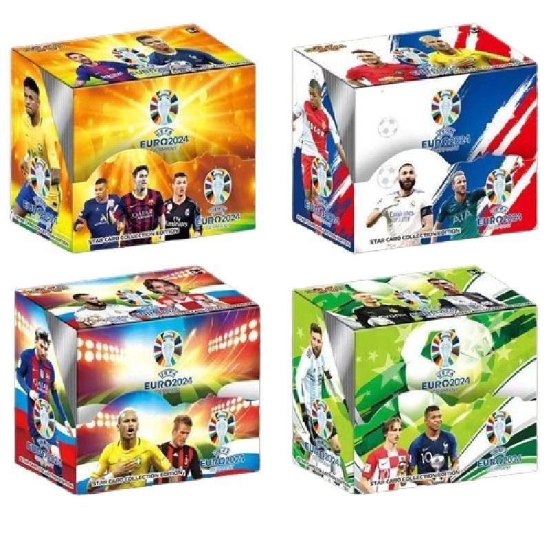 Premium Football Star Cards European Cup Cristiano Ronaldo Neymar Messi Collectible