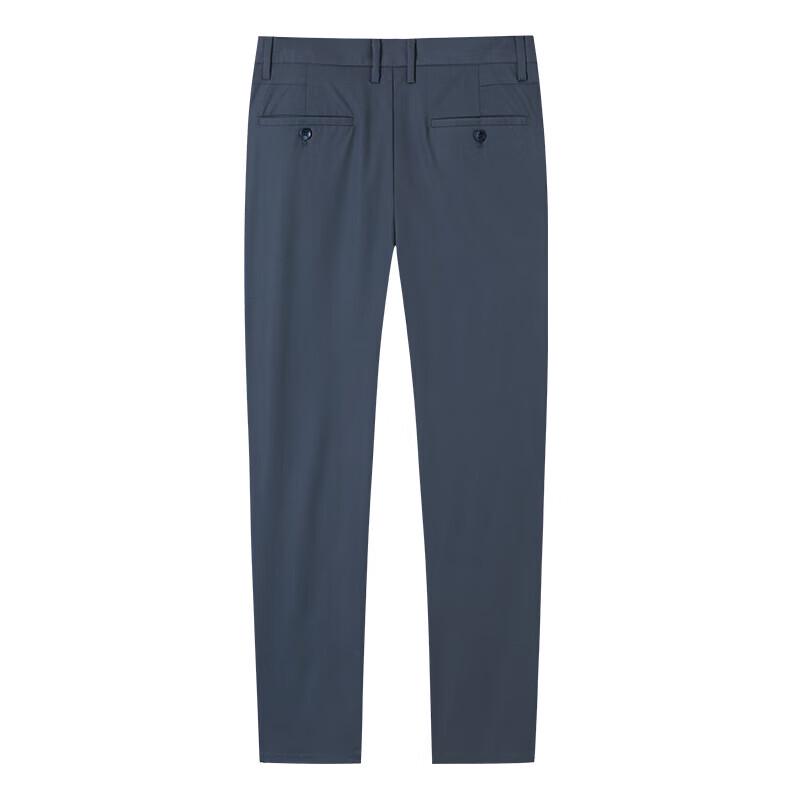 Men's Solid Color Breathable Wrinkle-Resistant Straight-Leg Casual Pants
