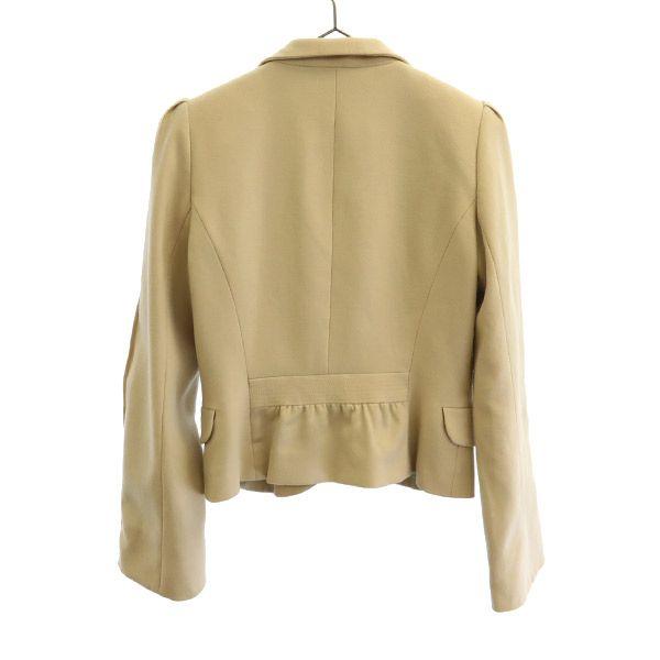 TO BE CHIC wool blend tailored jacket 38 beige Women Used