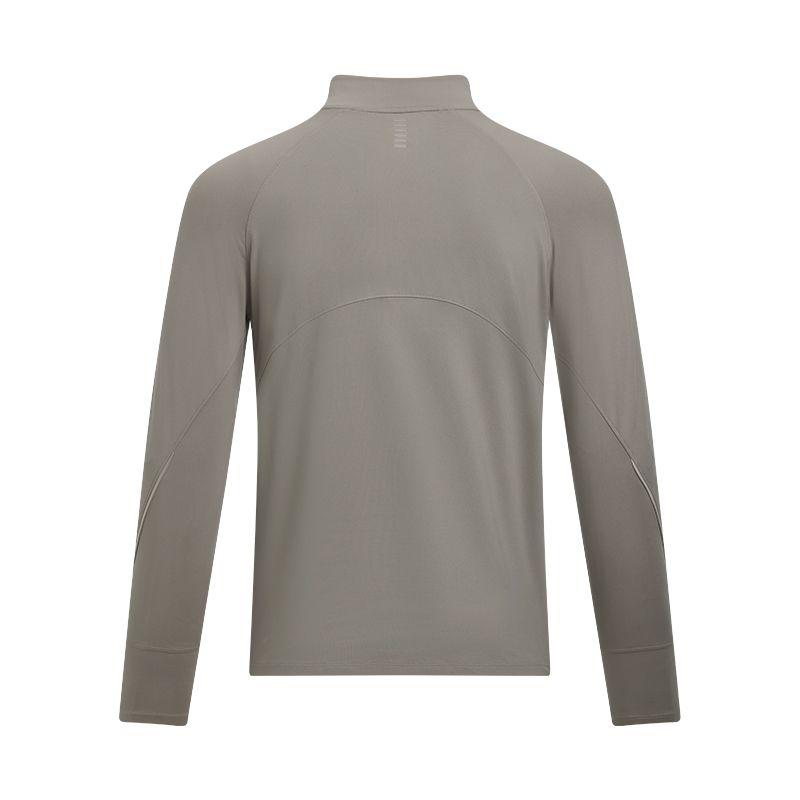 Under Armour Qualifier Fashion Slim Fit Long Sleeve Fitness Training Running Raglan T-Shirt Men Tops Buffalo Khaki 1365662-203