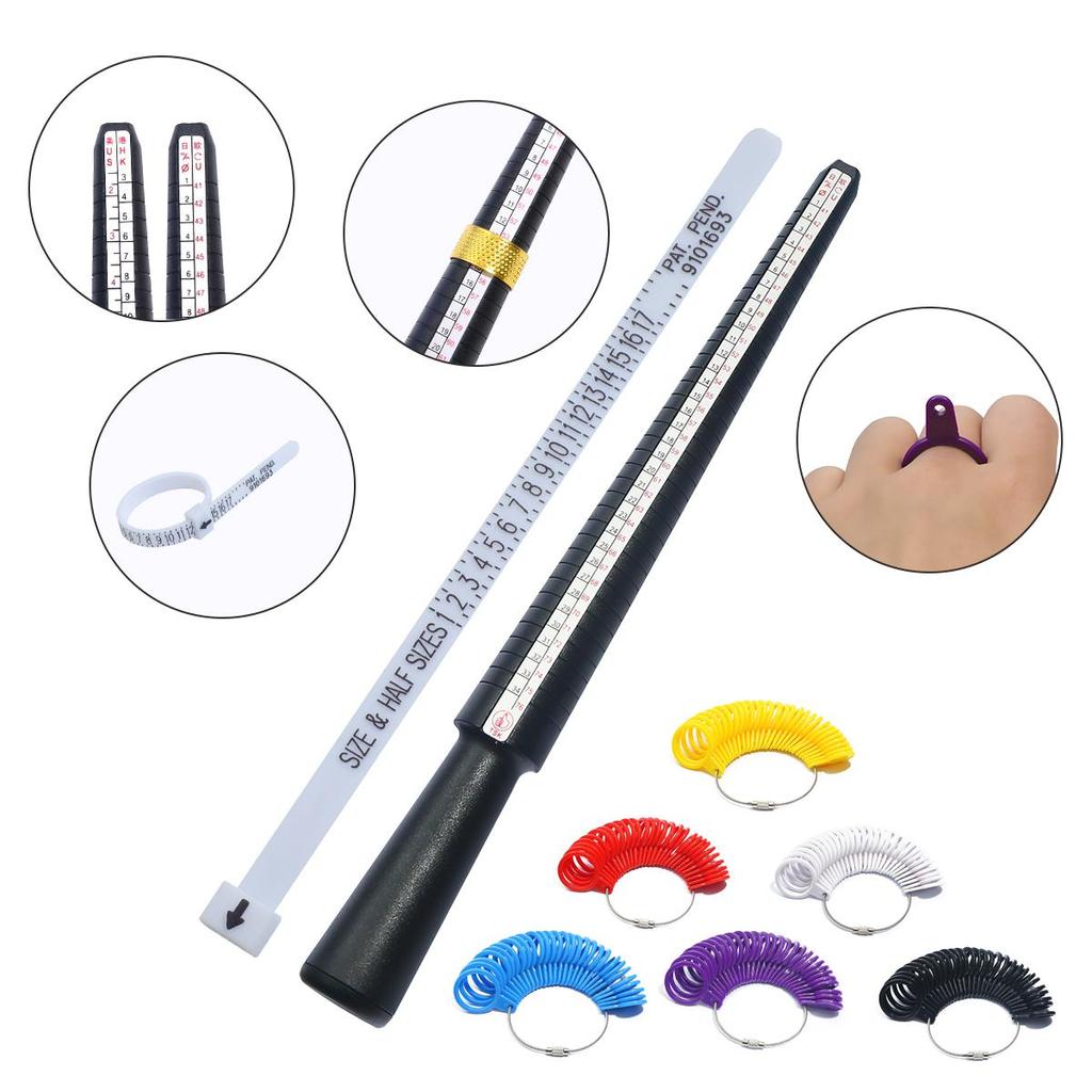 Ring Sizer Jewelry Tools Nástroj na měření velikosti prstenu UK/US Size For DIY Jewelry Size Tool