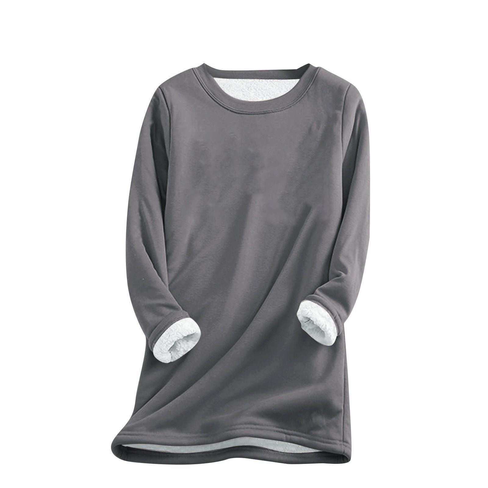 

Женская Толстовка из толстого флиса с принтом, теплое нижнее белье, топ L