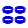 4Pcs Silicone Luggage Wheel Covers Noise Resistant Suitcase Caster Protector Anti-Wear Spinner Wheel Accessories