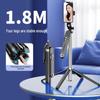 Bluetooth 360° drehbarer Selfie-Stick mit Stativ und Gimbal für Live-Streaming