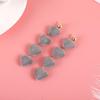Korean Style Velvet Heart Earrings - Popular Love Heart Design