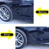2Pc For BMW 5 Series G30 2018- Car Styling Piano Black Fender Side Air Vent Outlet Cover Trim Decorative Sticker
