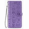 Leren Flip Beschermhoes Voor Vivo Y21D V60 Lite V23 V27 V25 V29 V30 V40 Y36 Y72 5G Y27 Y04 Y16 Y31 Y21 Y39 Y29 Y70 Y18 Y28 Kat Hond Portemonneehoes