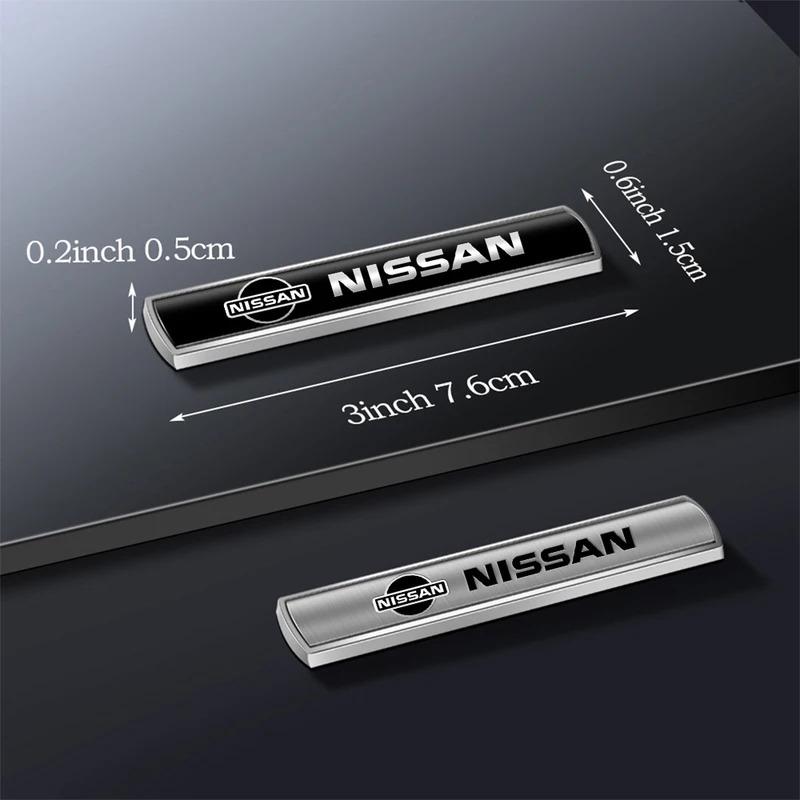 1pc Metal Emblem Car trunk Body Car Fender Decoration Stickers Auto Accessories For Nissan Qashqai J11 J10 Versa Juke Kicks