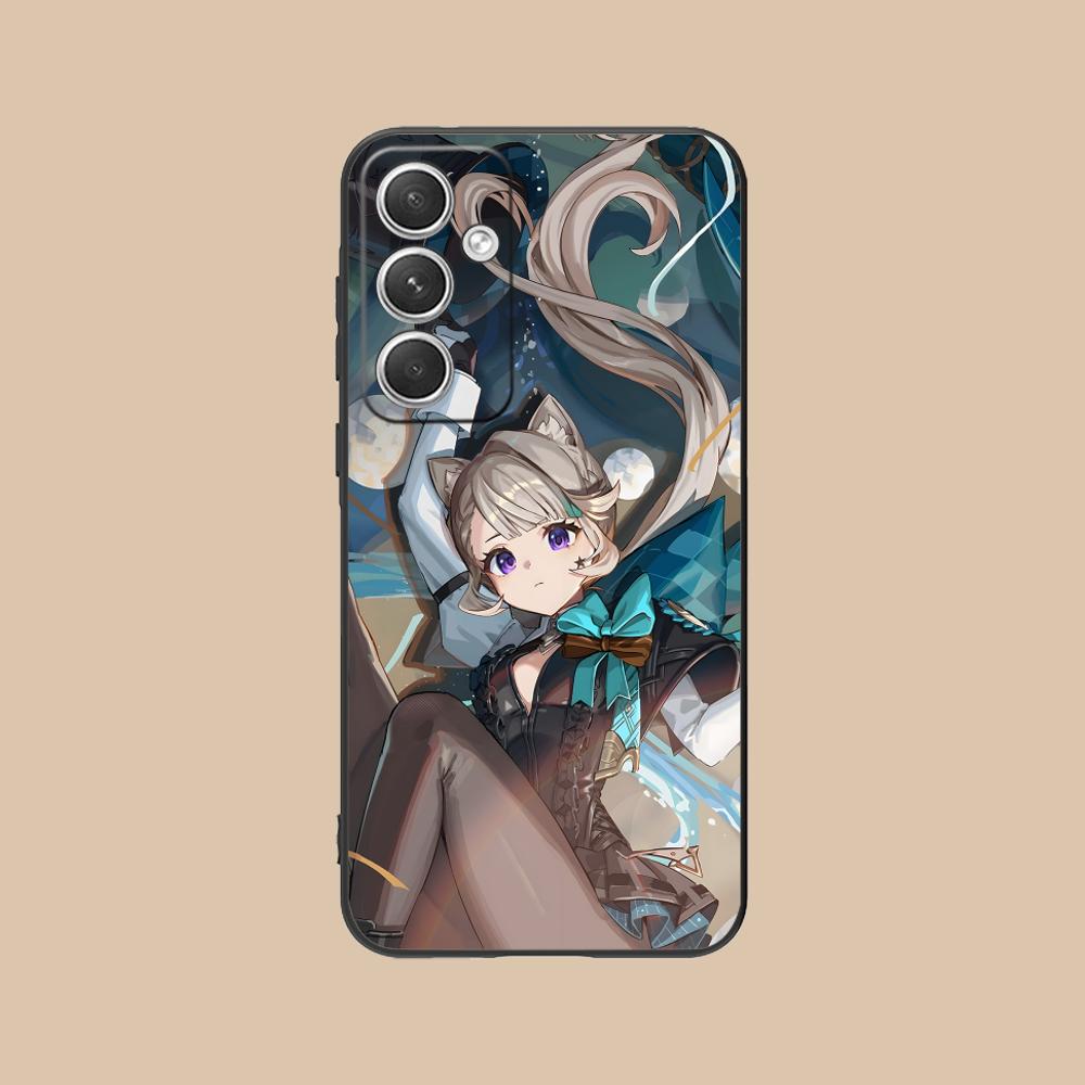 Game GI Lynette Matte TPU Mobile Phone Case for Samsung Galaxy S26 S25 S24 S23 S22 S21 S20 Note20 Plus FE Ultra Colorful Cover