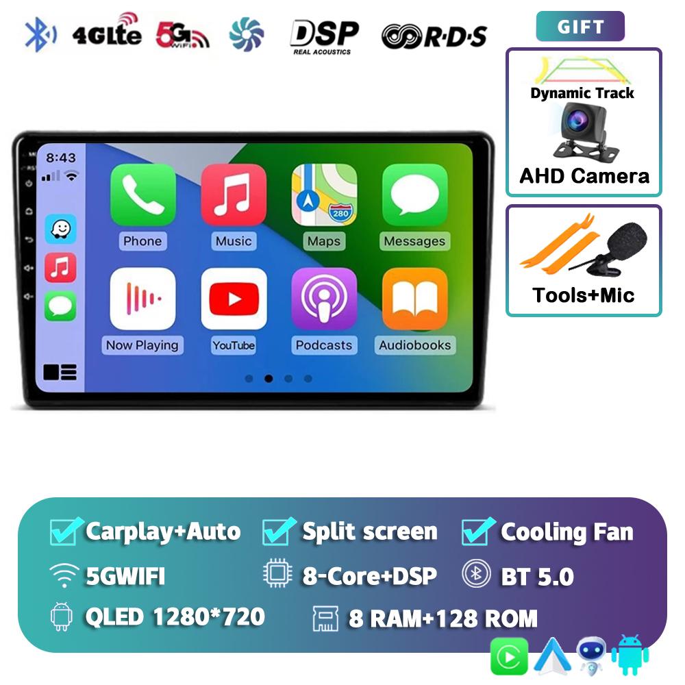 Radio auto Android14 Carplay pentru Citroen Berlingo Peugeot Partner 2008-2020 2021 2022 Player multimedia GPS stereo DSP WIFI