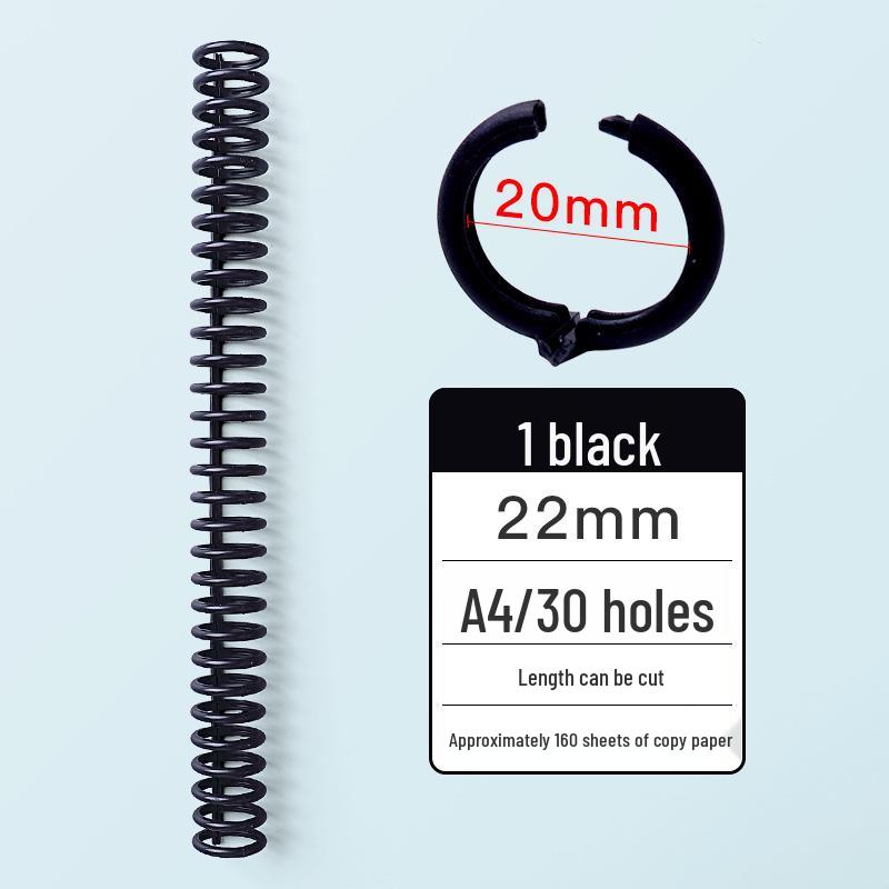 30-Loch A4 Kunststoff-Binderinge für Loseblatt