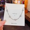 Fashion Full Diamond Sweet Cool Wind Butterfly Clavicle Chain Luxury Necklace Temperament Jewelry Woman