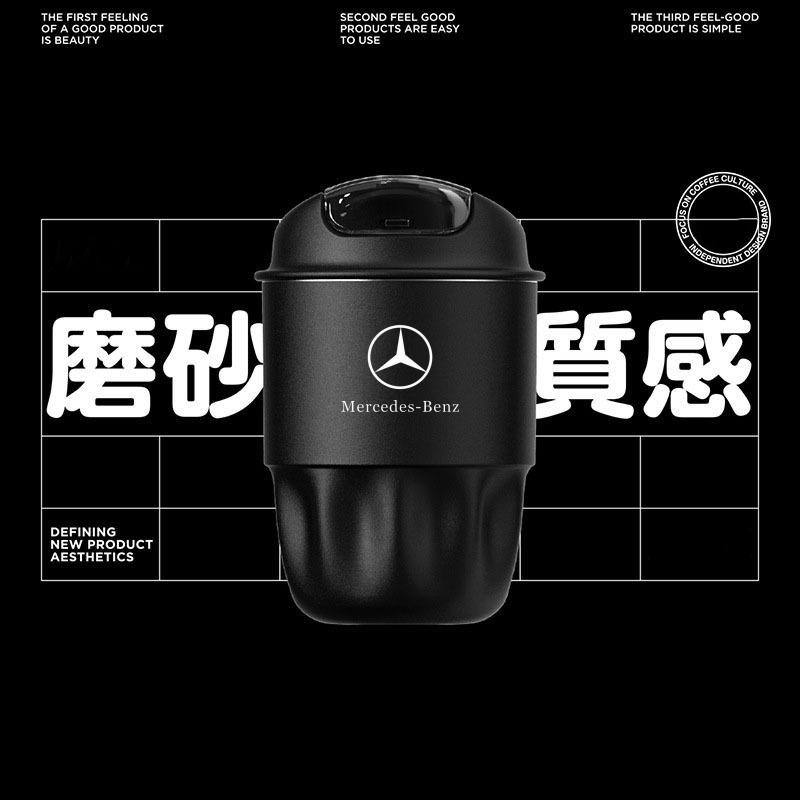 GLC GLB Taza de Hielo Portátil para Exteriores Taza de Café para Viajes Taza Termo para Coche Antiderrames Para Mercedes Benz AMG W203 W206 W220 W205 W211 W
