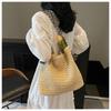 Straw Underarm Big Bag Women's New Summer Woven Shoulder Bag Travel Vacation Beach Bag  For Women, Single Shoulder Satchel, Summer Beach Tote Handbag