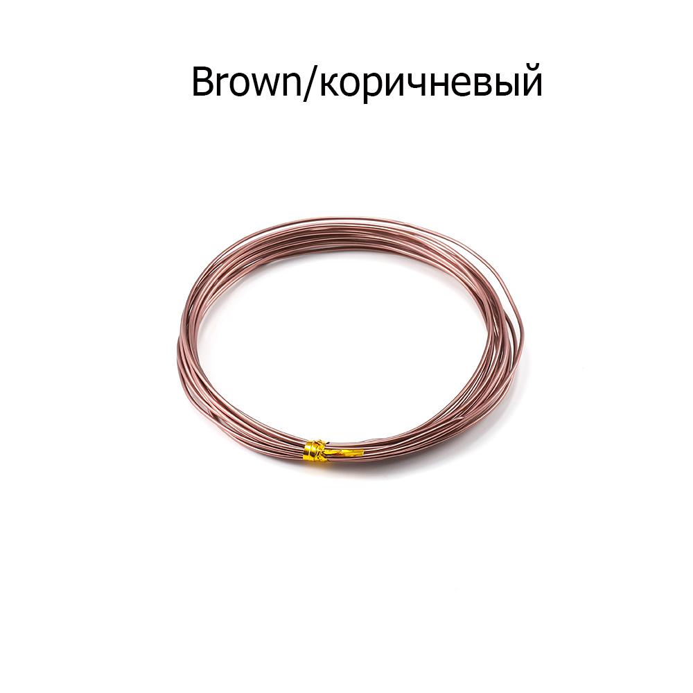 2-10M/Roll Soft Anadized Metal Aluminum Wire Versatile Painted Handmade Craft Floristry Wires For DIY Earrings Jewelry Makings